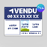 Template panneau à vendre Passreco