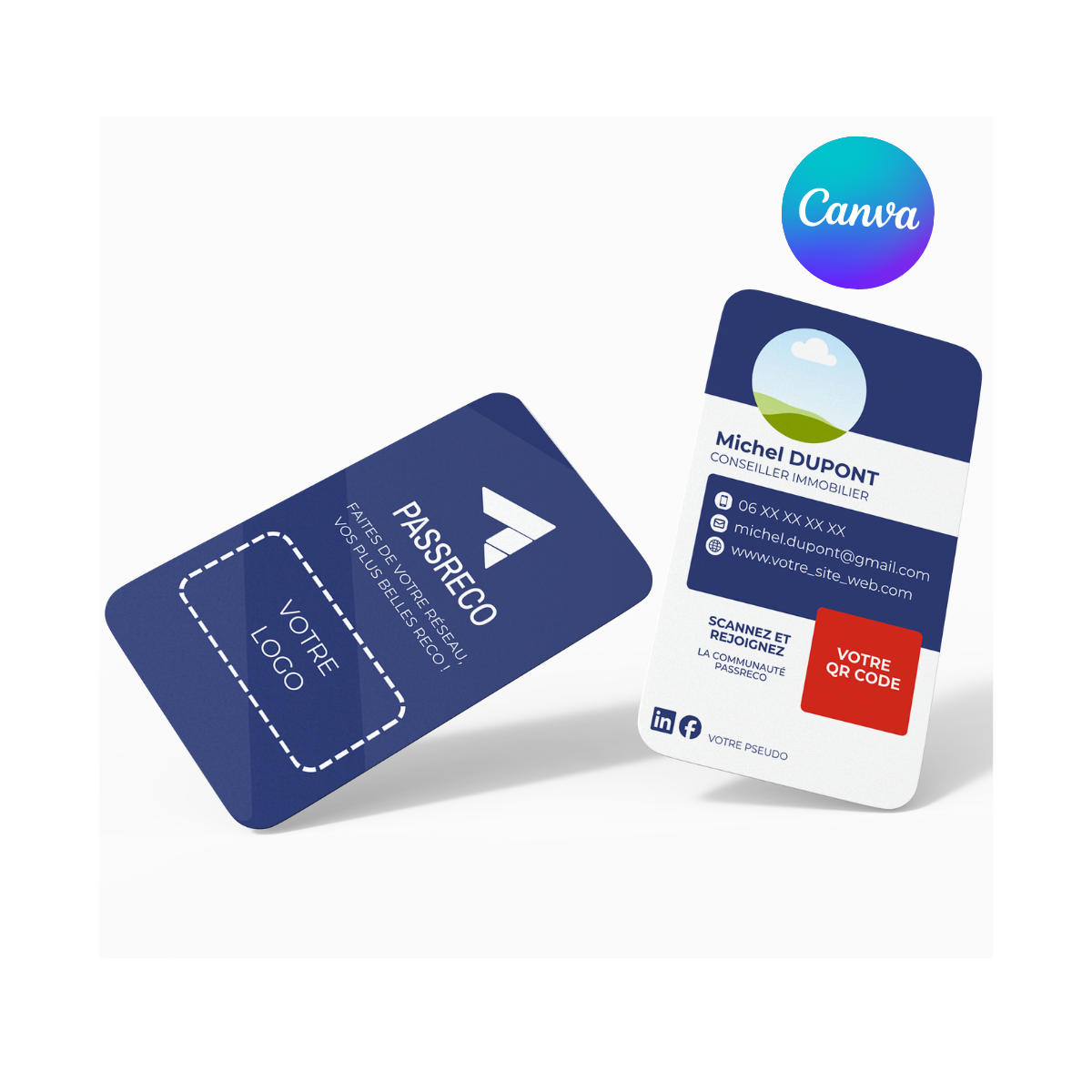 Template Carte de visite