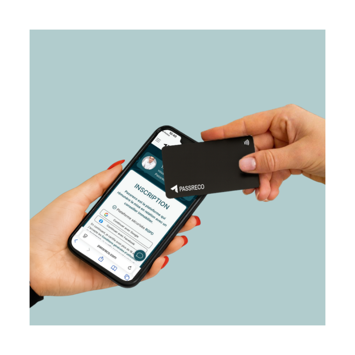 Carte NFC Passreco
