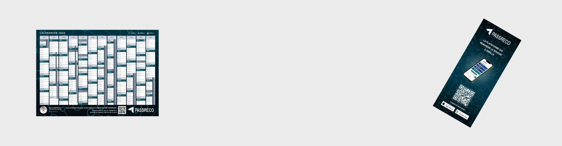 CALENDRIER / ROLL-UP image
